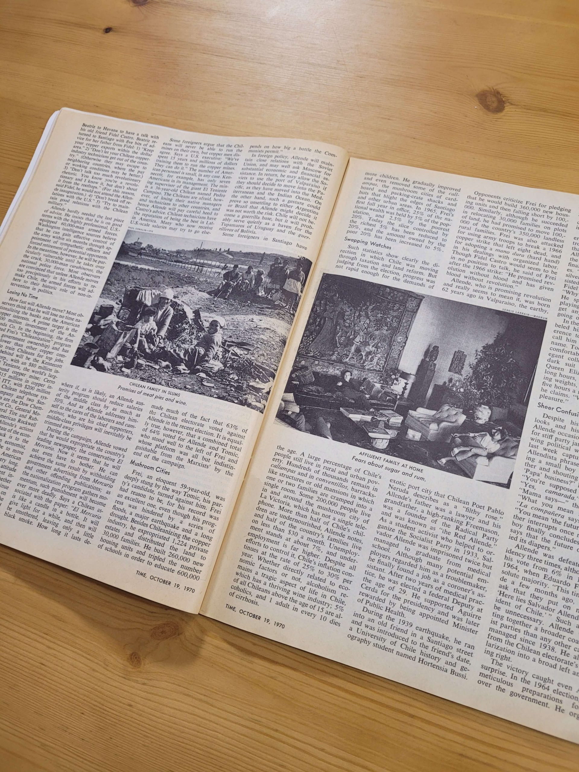 Revista TIME -Única portada de Salvador Allende- (1970) - Imagen 6