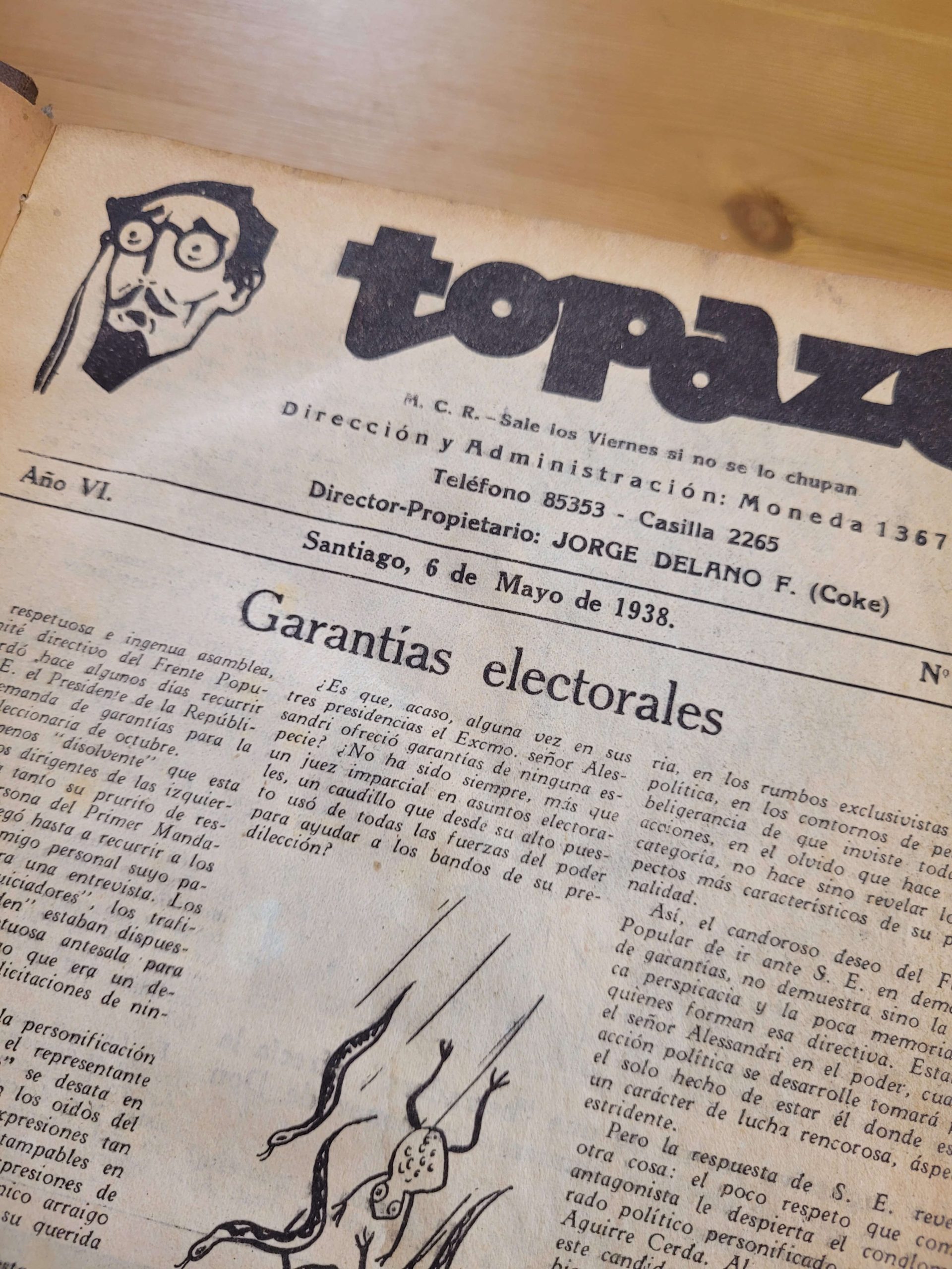 Empaste TOPAZE 1938-1939 -año completo- (49 revistas) - Imagen 4