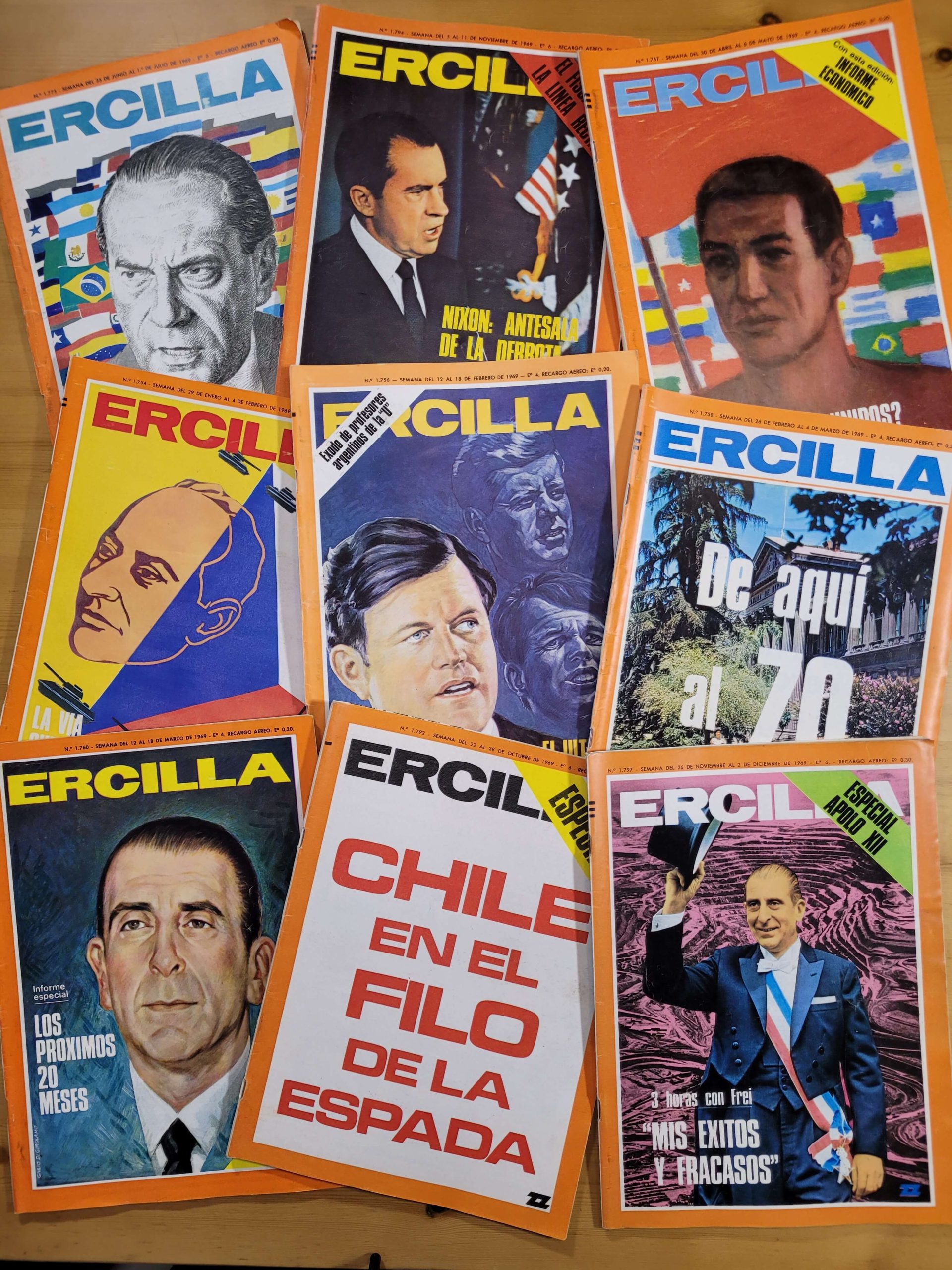 Pack ERCILLA -1969- n°1 (x9)