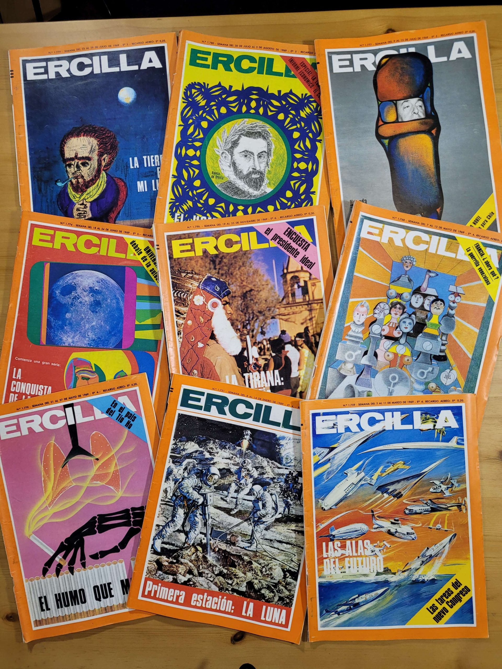 Pack ERCILLA -1969- n°2 (x9)