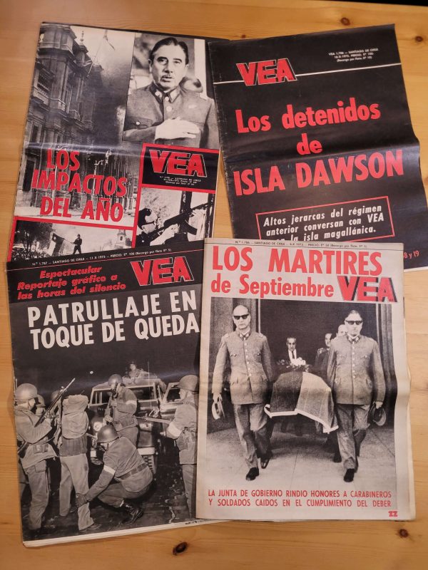 Pack VEA -Unidad Popular/Ataque a La Moneda/Junta Militar- -1973- (x4)