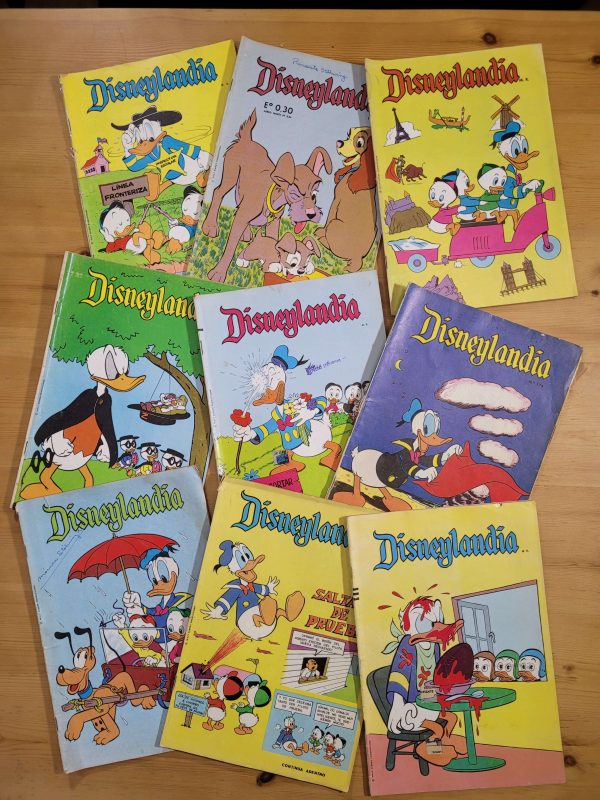 Pack DISNEYLANDIA años 60s n°1 (x9)
