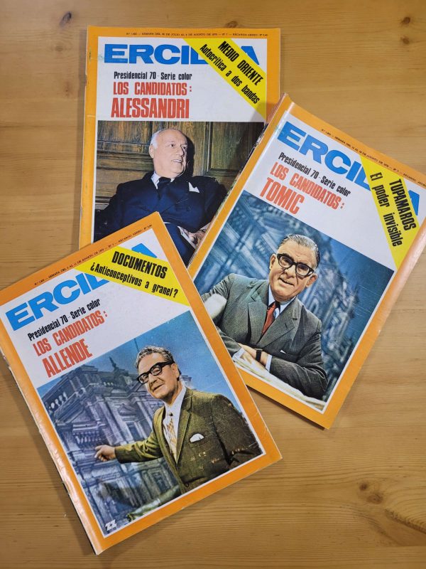 Pack ERCILLA -Especiales previos a elecciones 1970- (x3)