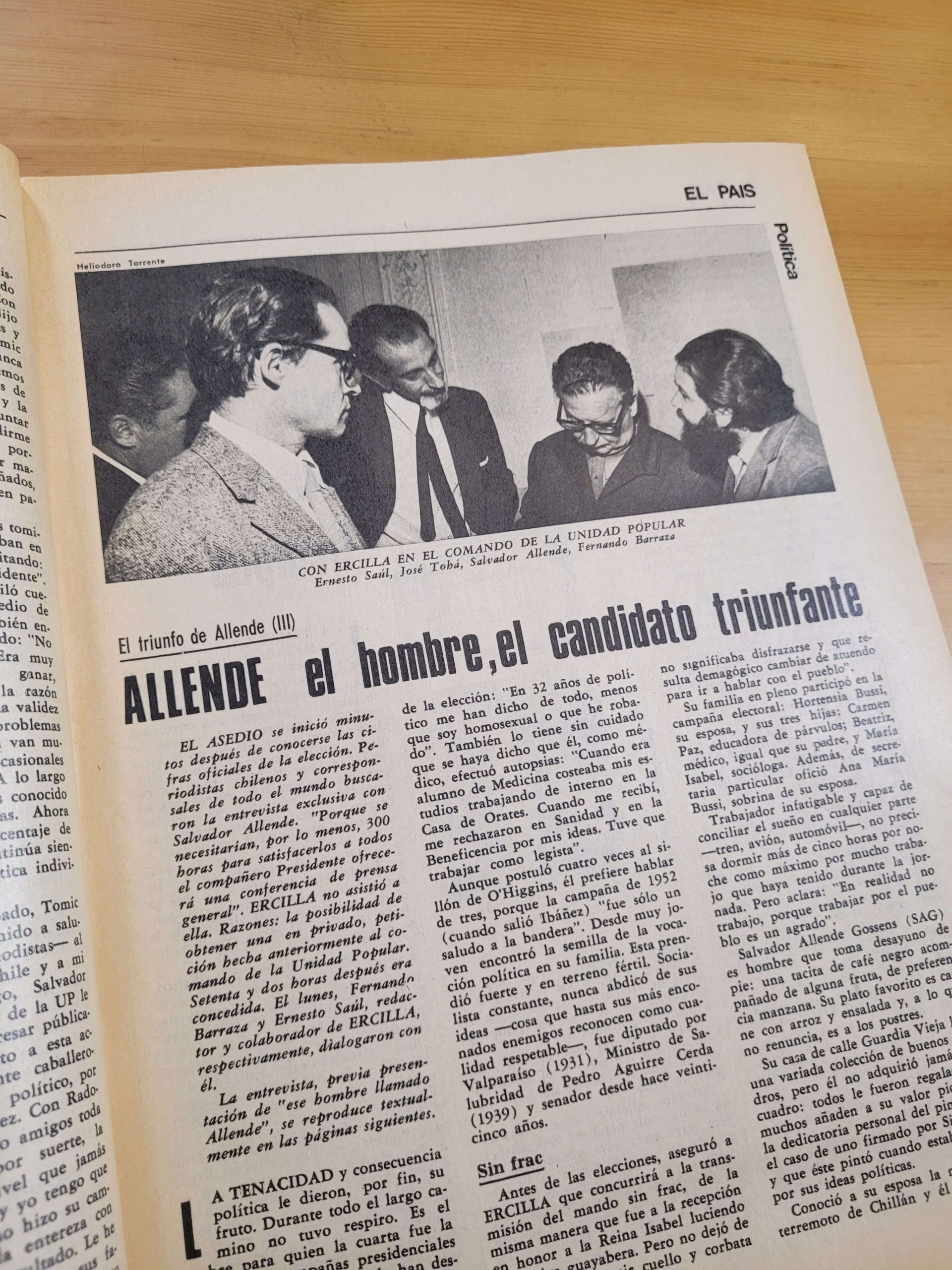 Pack ERCILLA -Repercuciones elecciones 1970- (x4) - Imagen 7
