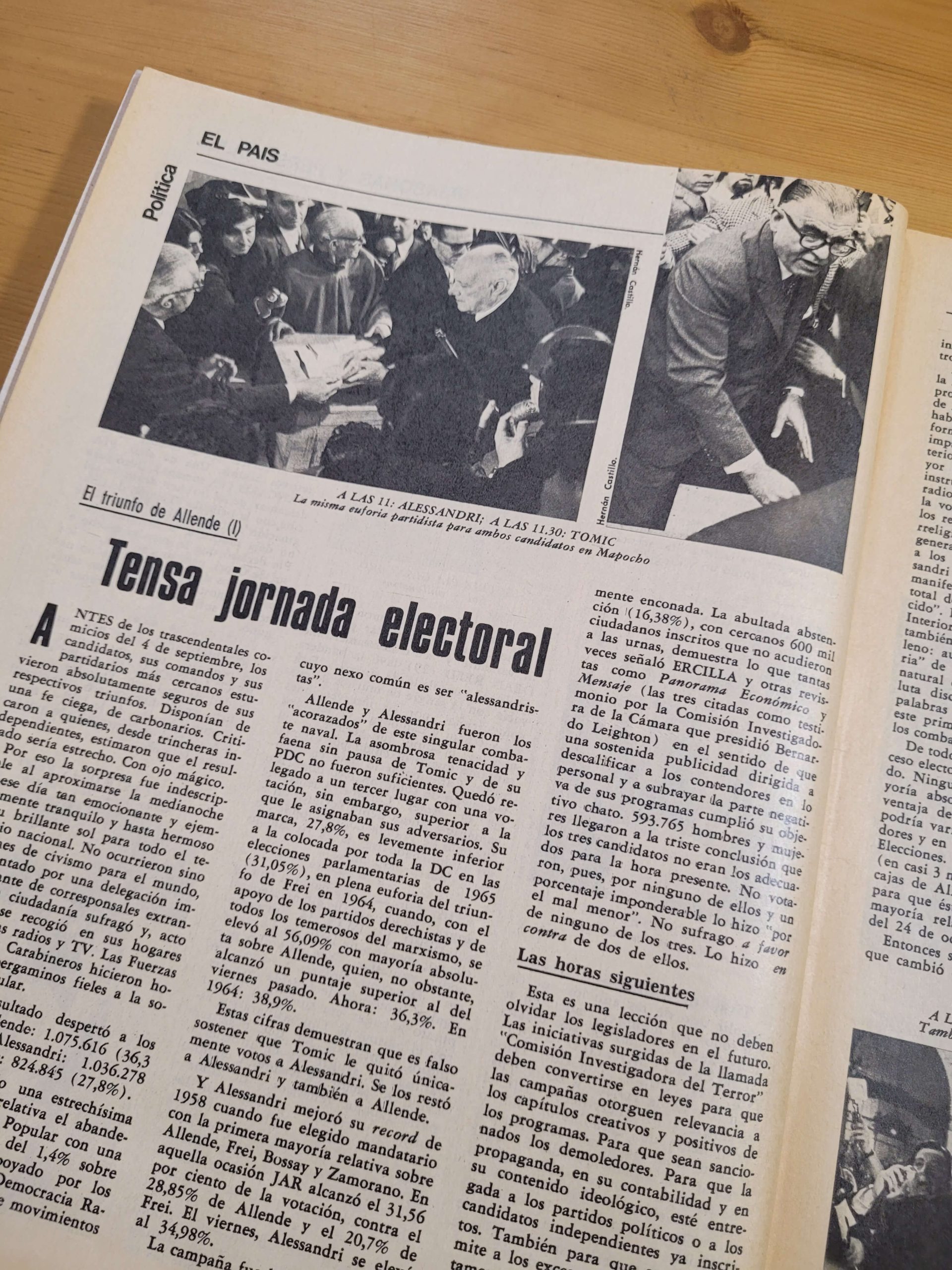 Pack ERCILLA -Repercuciones elecciones 1970- (x4) - Imagen 9