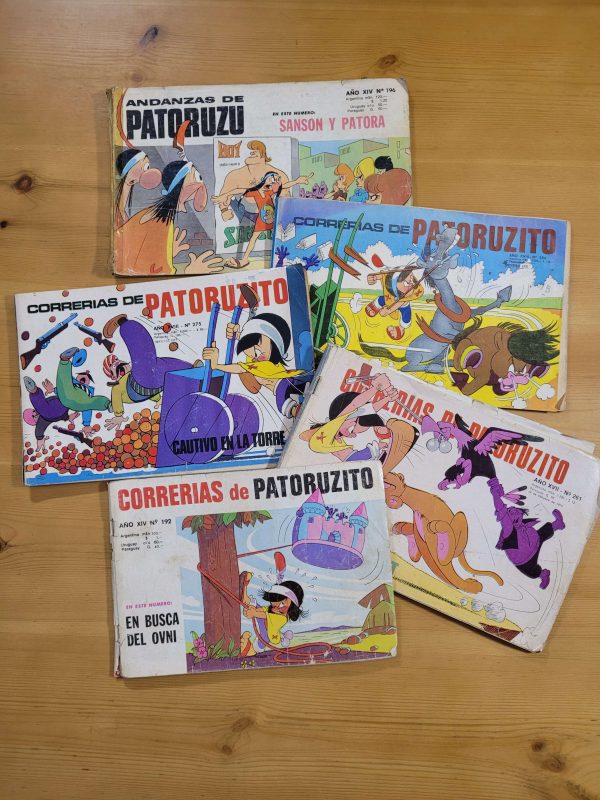 Pack PATORUZÚ/PATORUZITO años 70s (x5)