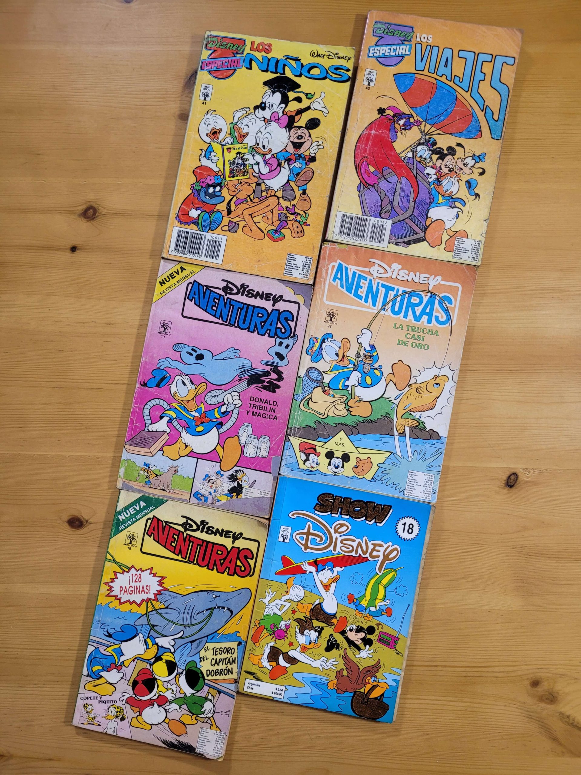 Pack DISNEY años 90s (x6)