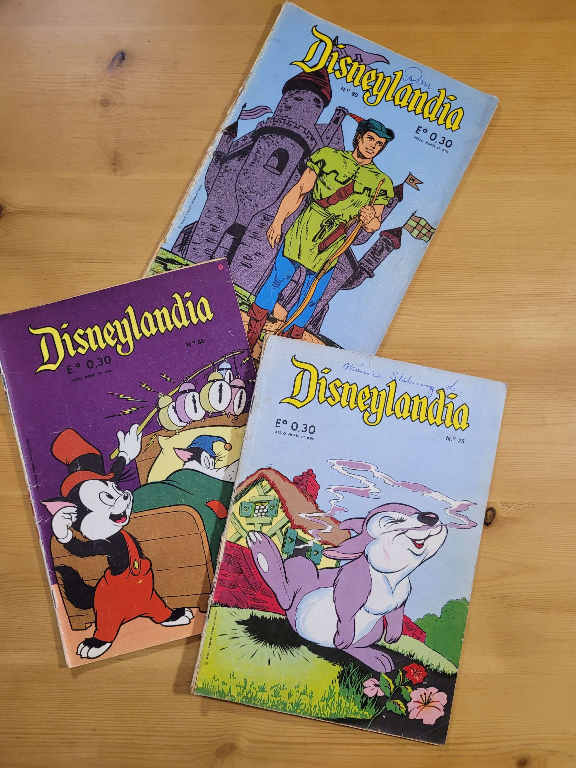 Pack DISNEYLANDIA años 60s n°1 (x3)