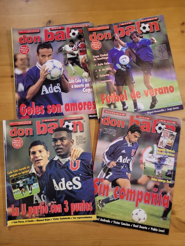 Pack DON BALON -U de Chile años 90s- (x4)