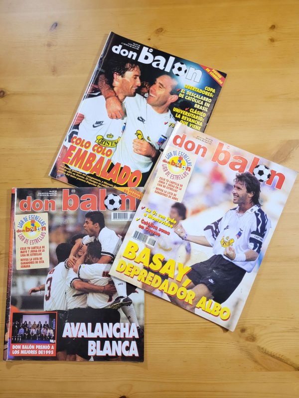 Pack DON BALON -Colo Colo años 90s- (x3)