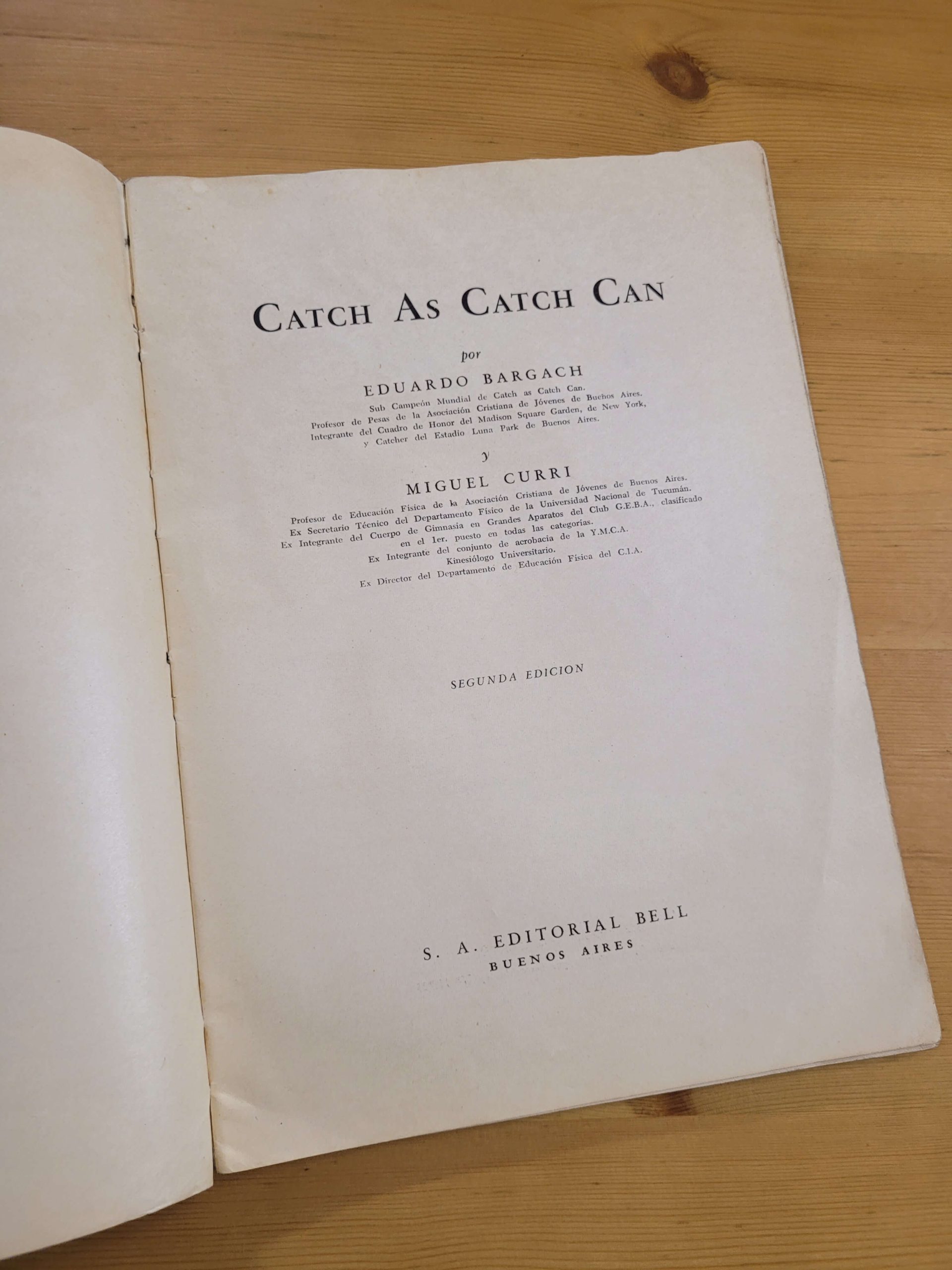 Libro CATCH AS CATCH CAN (1960) - Imagen 4