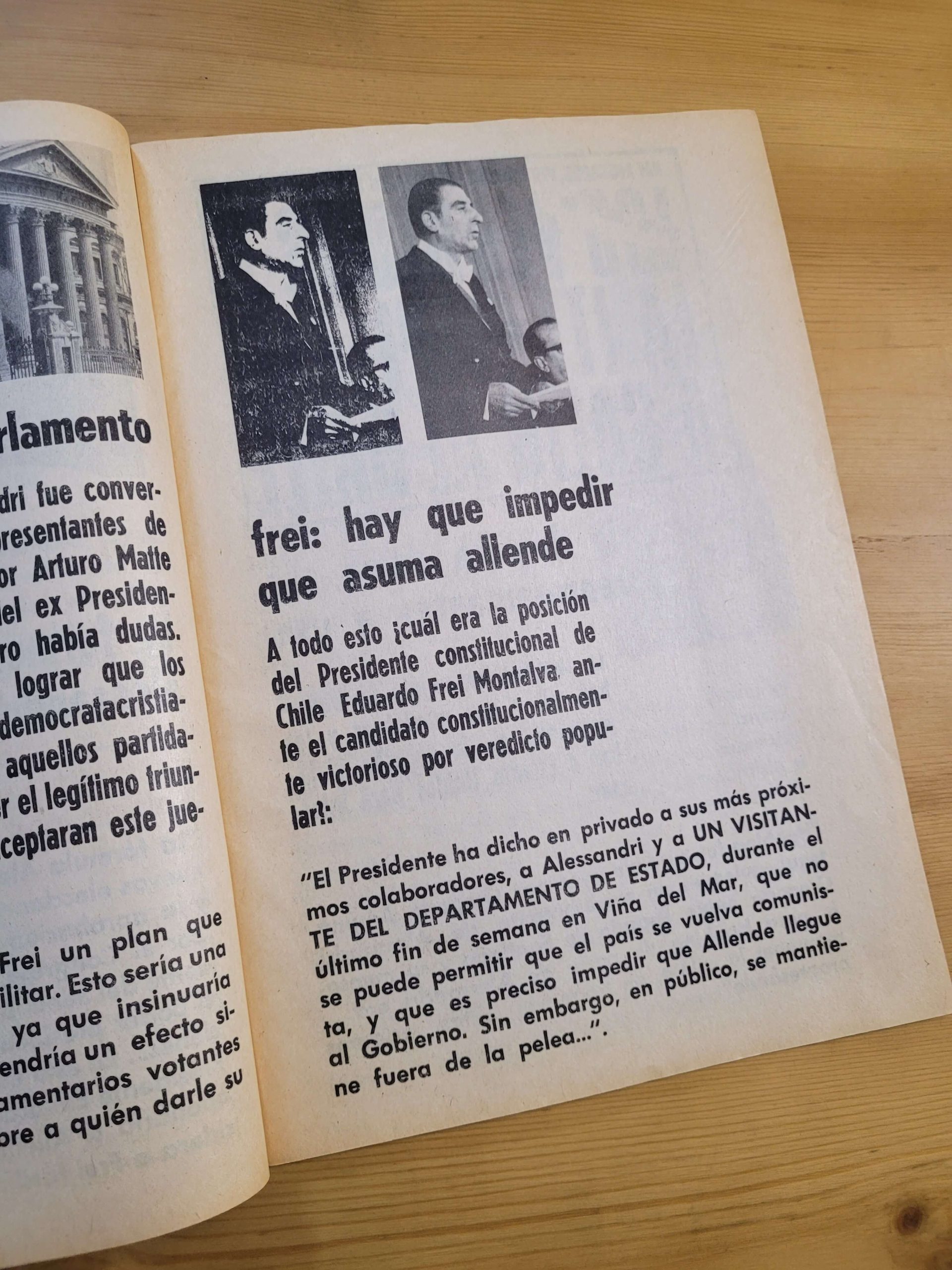 Librillo propagandístico DOCUMENTOS SECRETOS DE LA ITT: COMPLOT CONTRA CHILE -1971- - Imagen 3