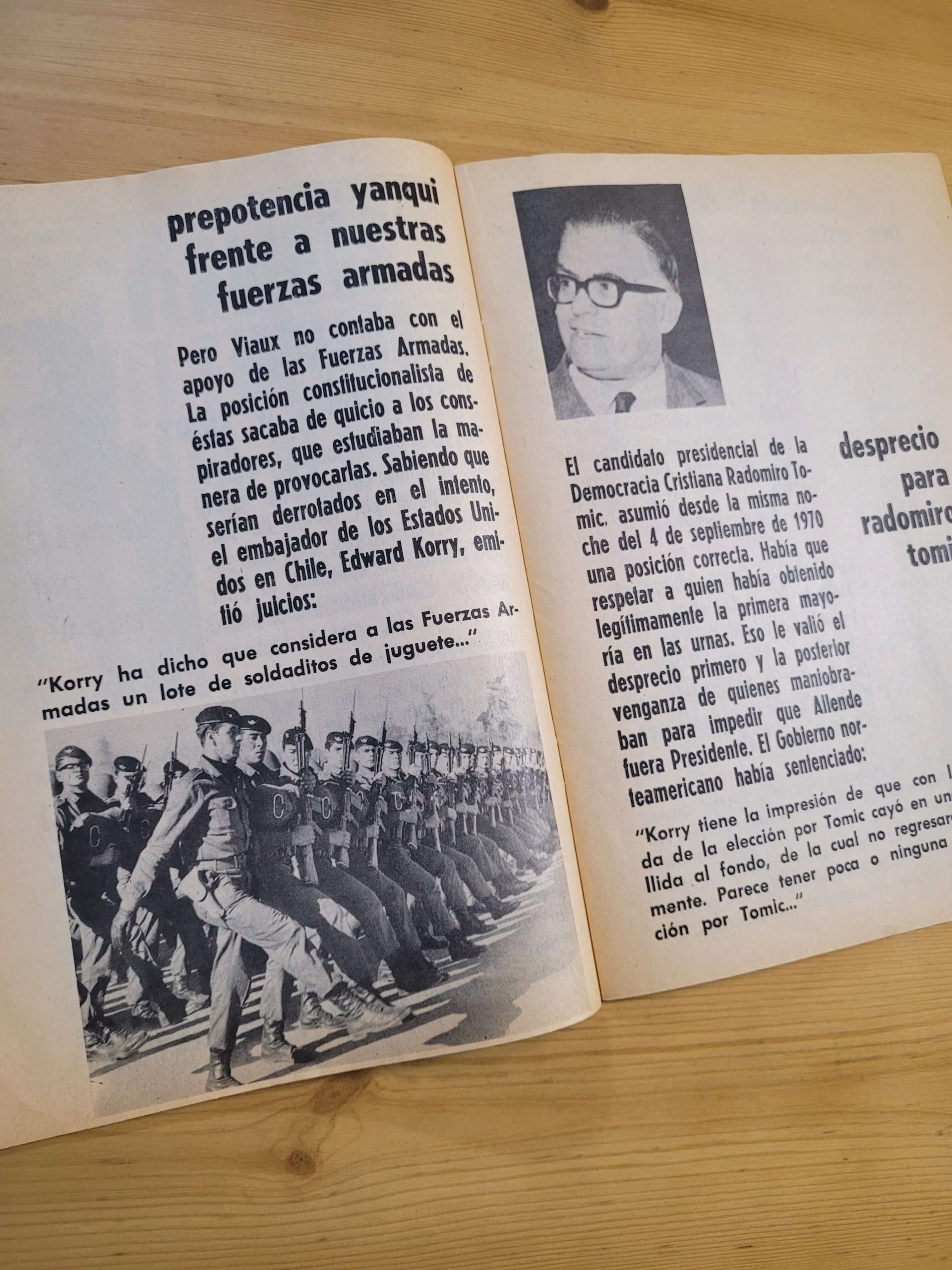 Librillo propagandístico DOCUMENTOS SECRETOS DE LA ITT: COMPLOT CONTRA CHILE -1971- - Imagen 6