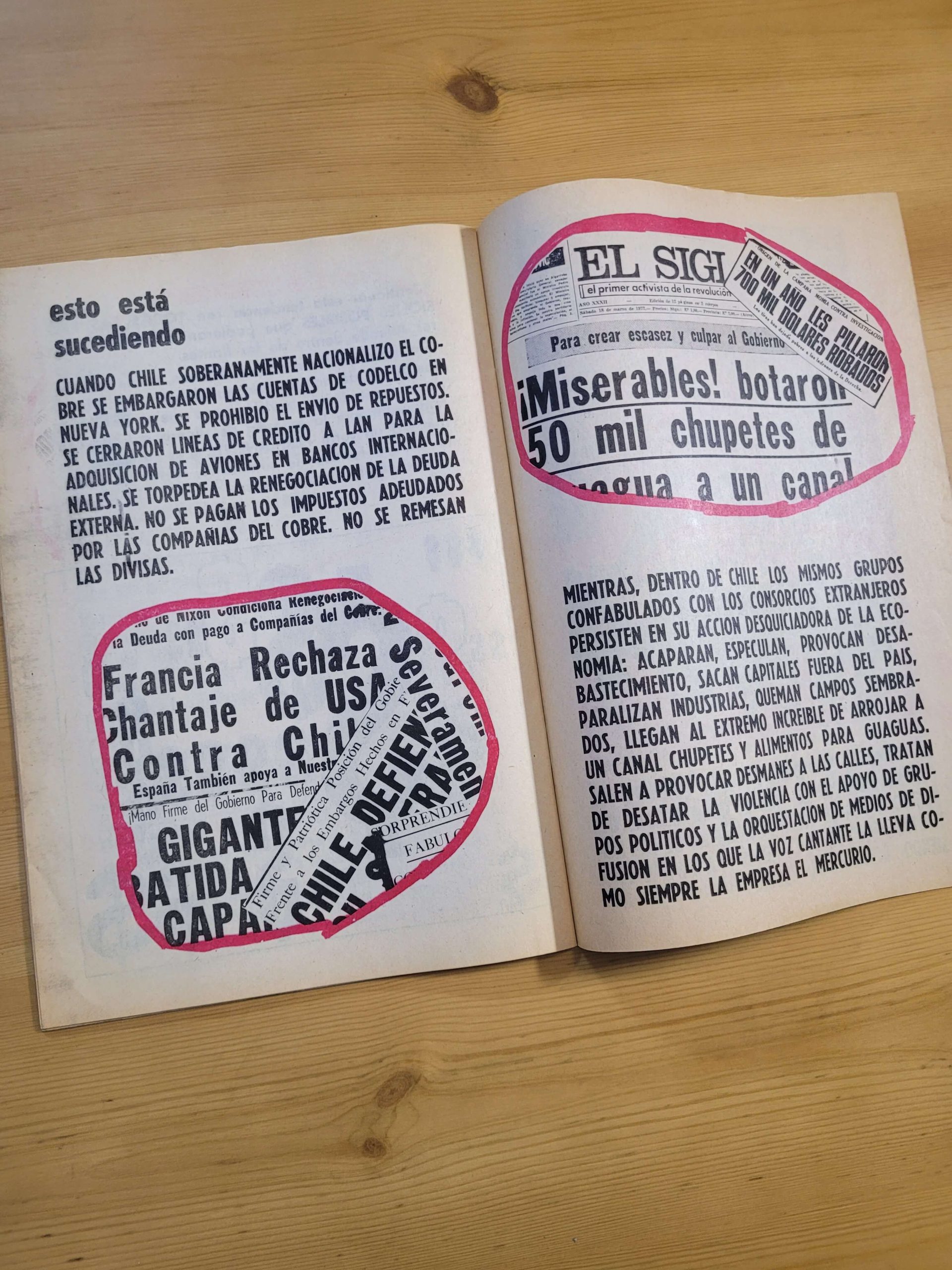 Librillo propagandístico DOCUMENTOS SECRETOS DE LA ITT: COMPLOT CONTRA CHILE -1971- - Imagen 11