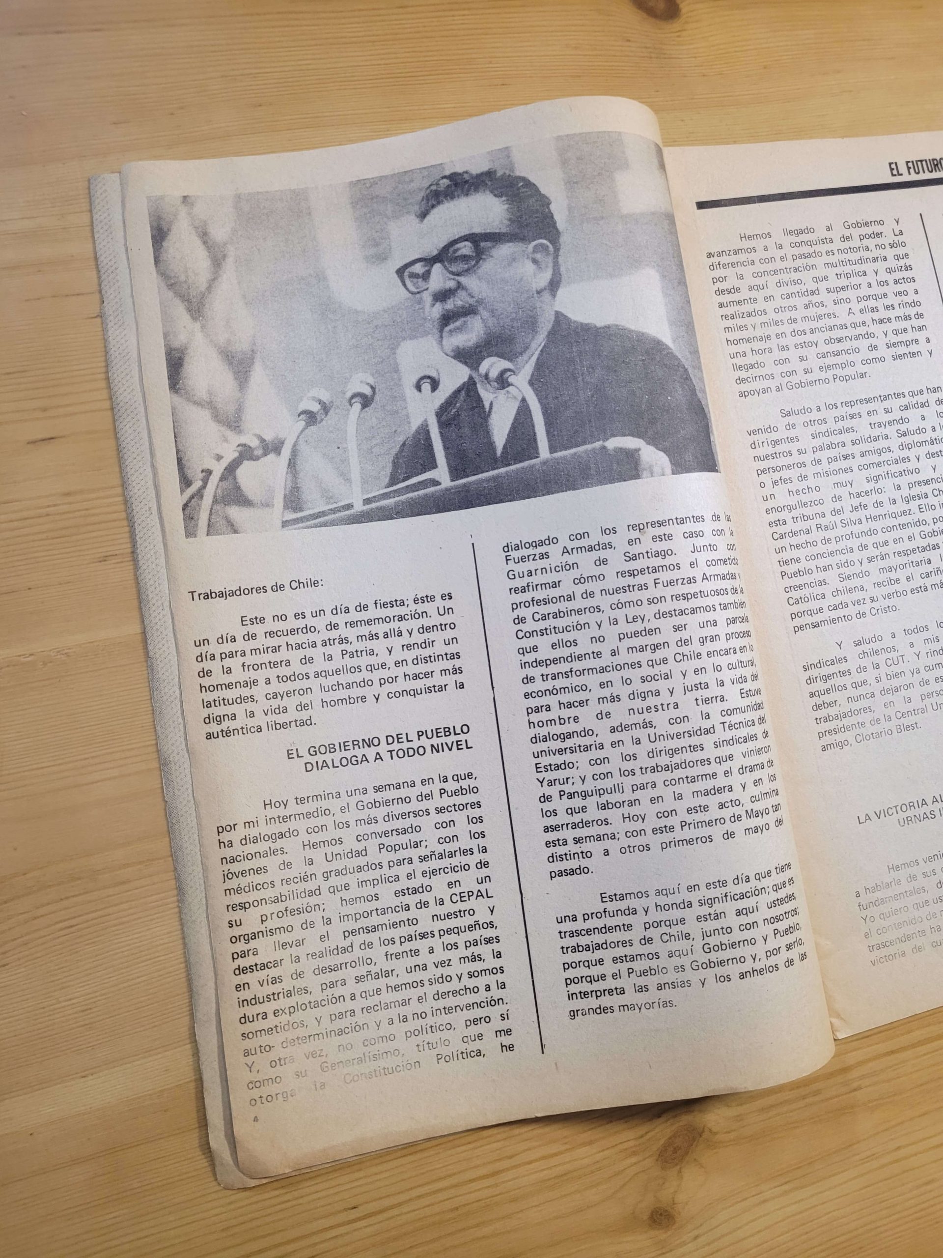 Librillo propagandístico EL FUTURO DE LA REVOLUCION CHILENA... -1971- - Imagen 3
