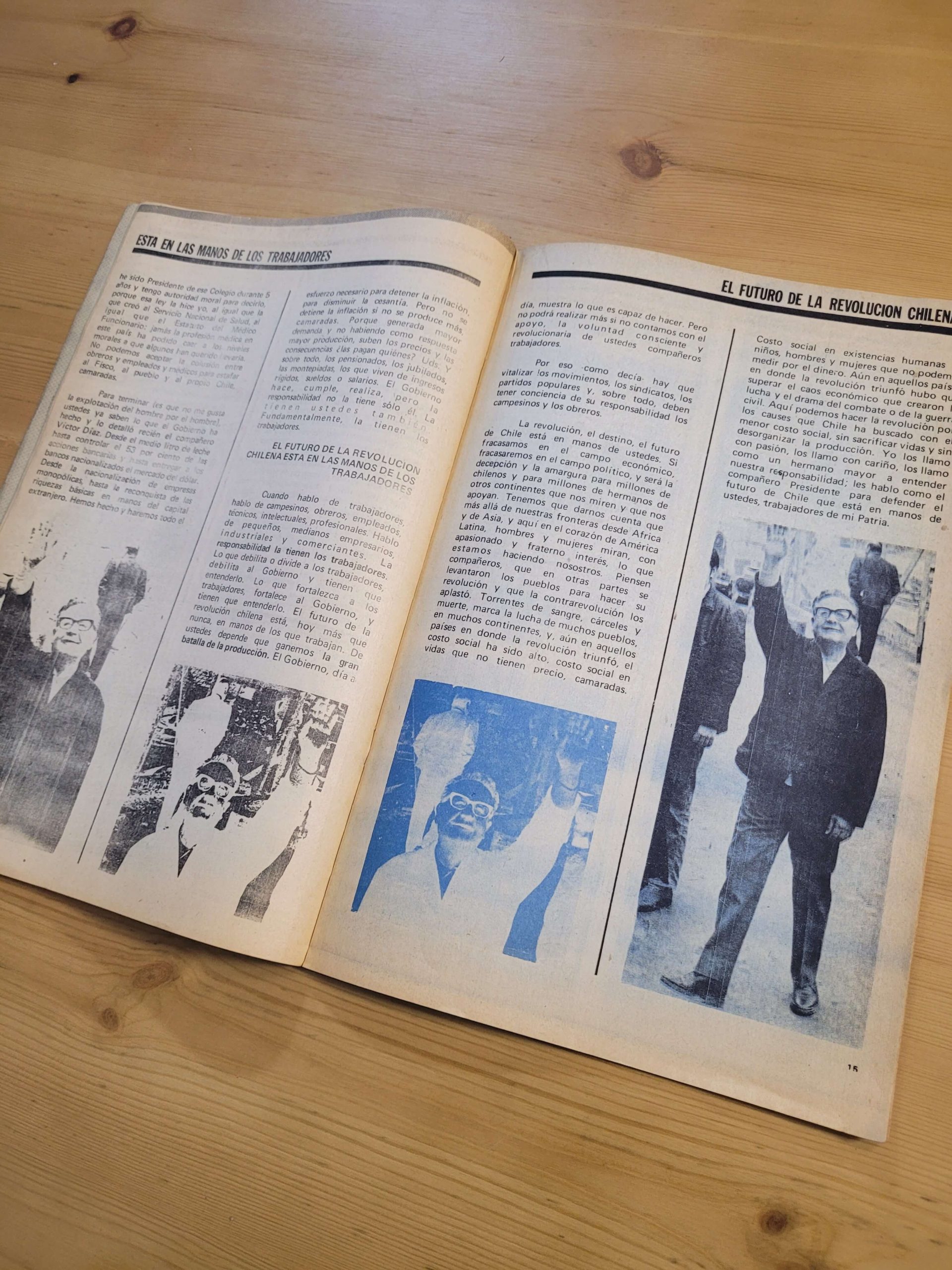Librillo propagandístico EL FUTURO DE LA REVOLUCION CHILENA... -1971- - Imagen 4