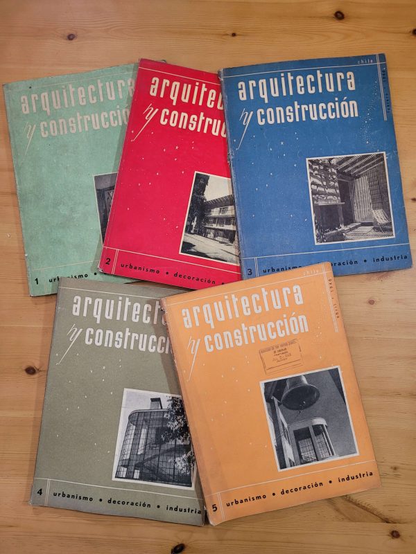 Pack ARQUITECTURA Y CONSTRUCCION años 40s (x5)