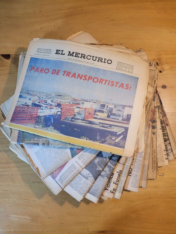 Pack DIARIOS EL MERCURIO -24 tomos de 1973, previos al 11/09-