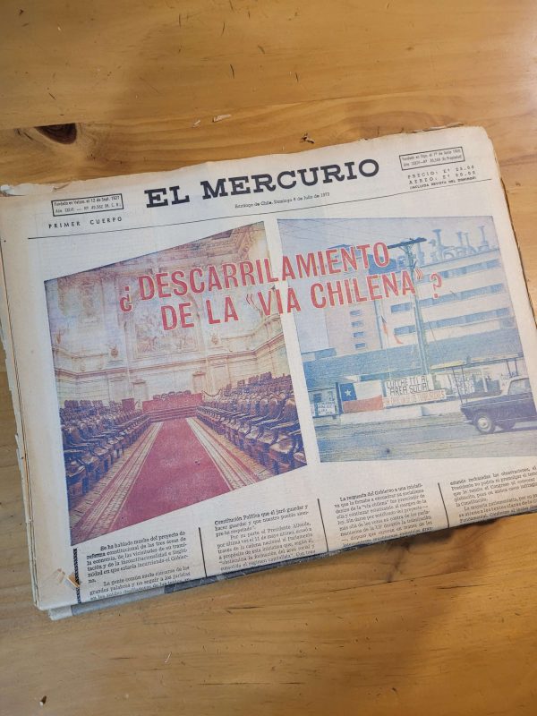 Pack DIARIOS EL MERCURIO -24 tomos de 1973, previos al 11/09-