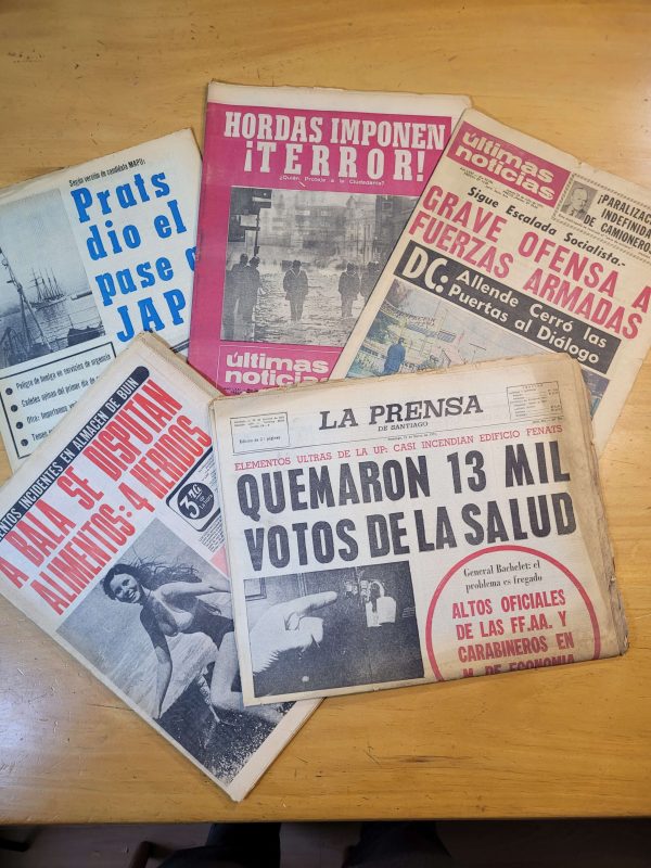 Pack DIARIOS VARIADOS 1973 (x5)