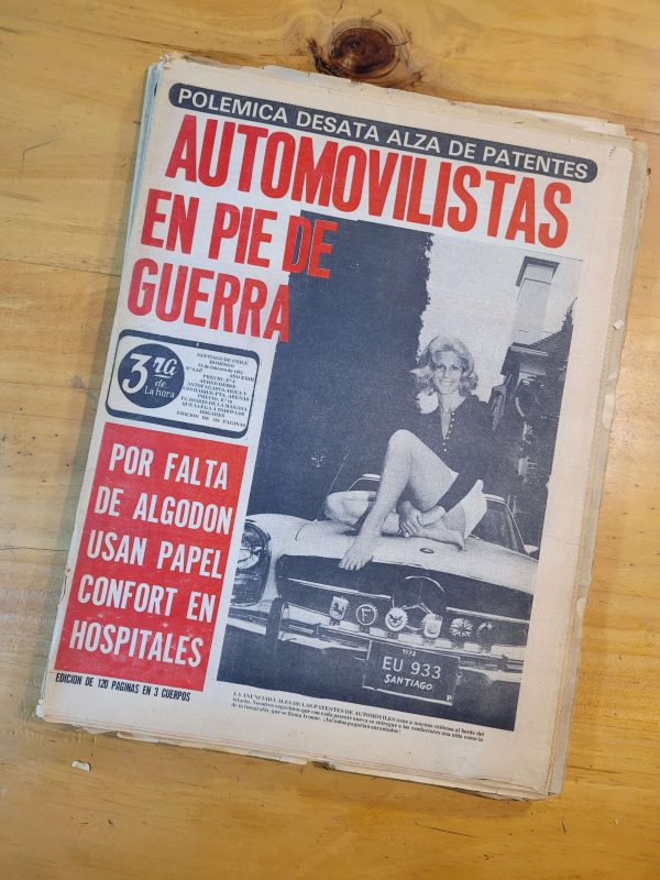 Pack DIARIO LA TERCERA -1973, previos al 11/9- (x4)
