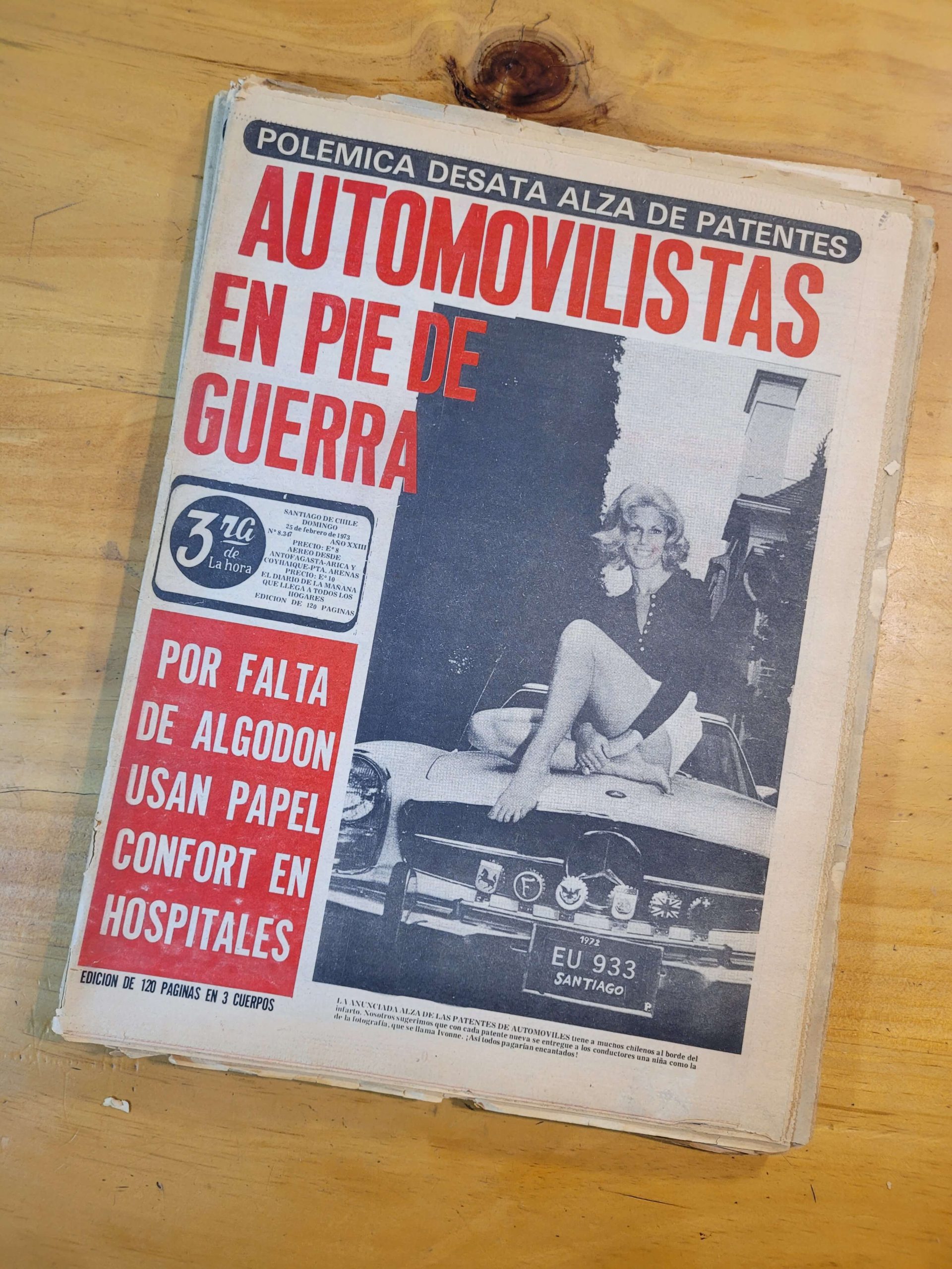Pack DIARIO LA TERCERA -1973, previos al 11/9- (x4) - Imagen 2