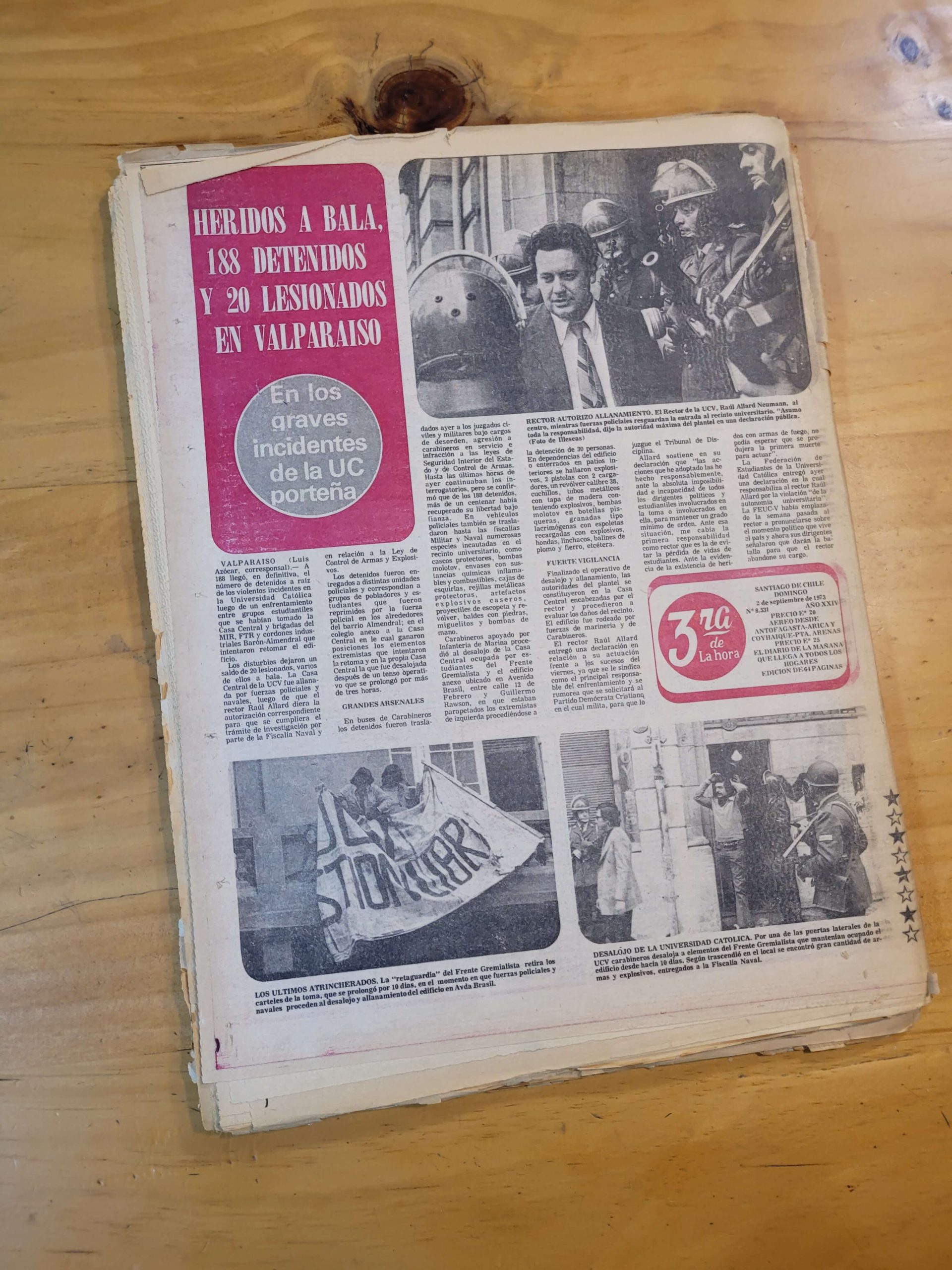 Pack DIARIO LA TERCERA -1973, previos al 11/9- (x4) - Imagen 6