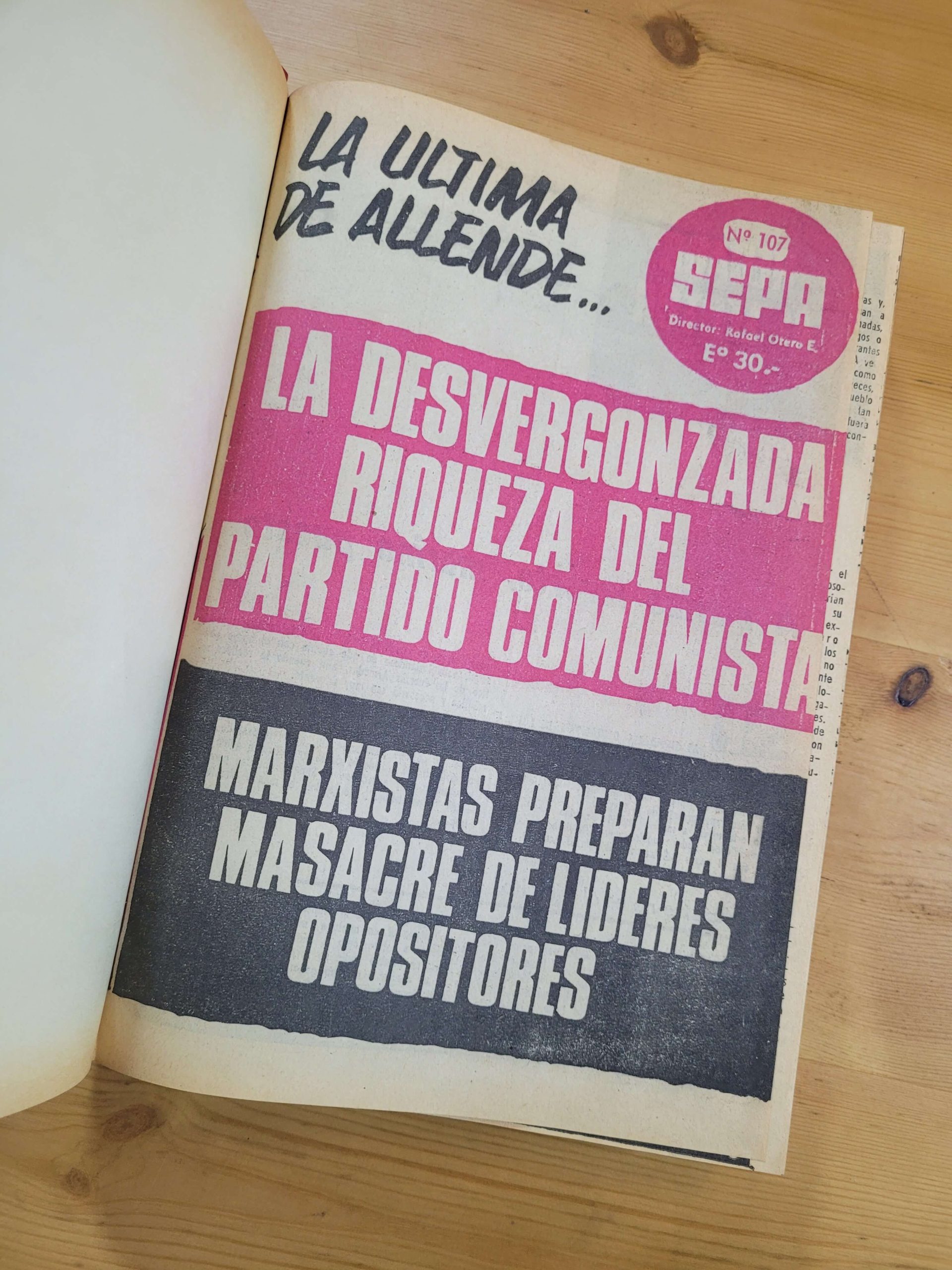 Empaste SEPA/PUNTO FINAL/ALERTA -Periodo Unidad Popular- (11 revistas) - Imagen 4