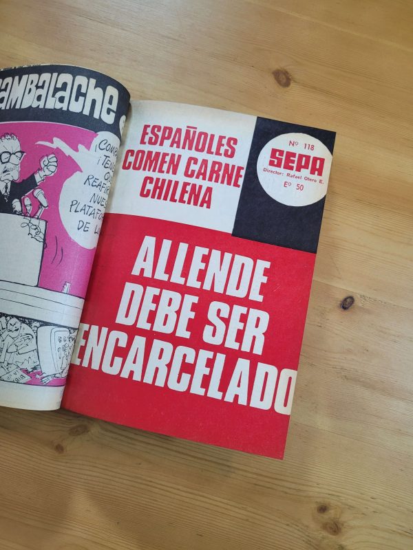 Empaste SEPA/PUNTO FINAL/ALERTA -Periodo Unidad Popular- (11 revistas)