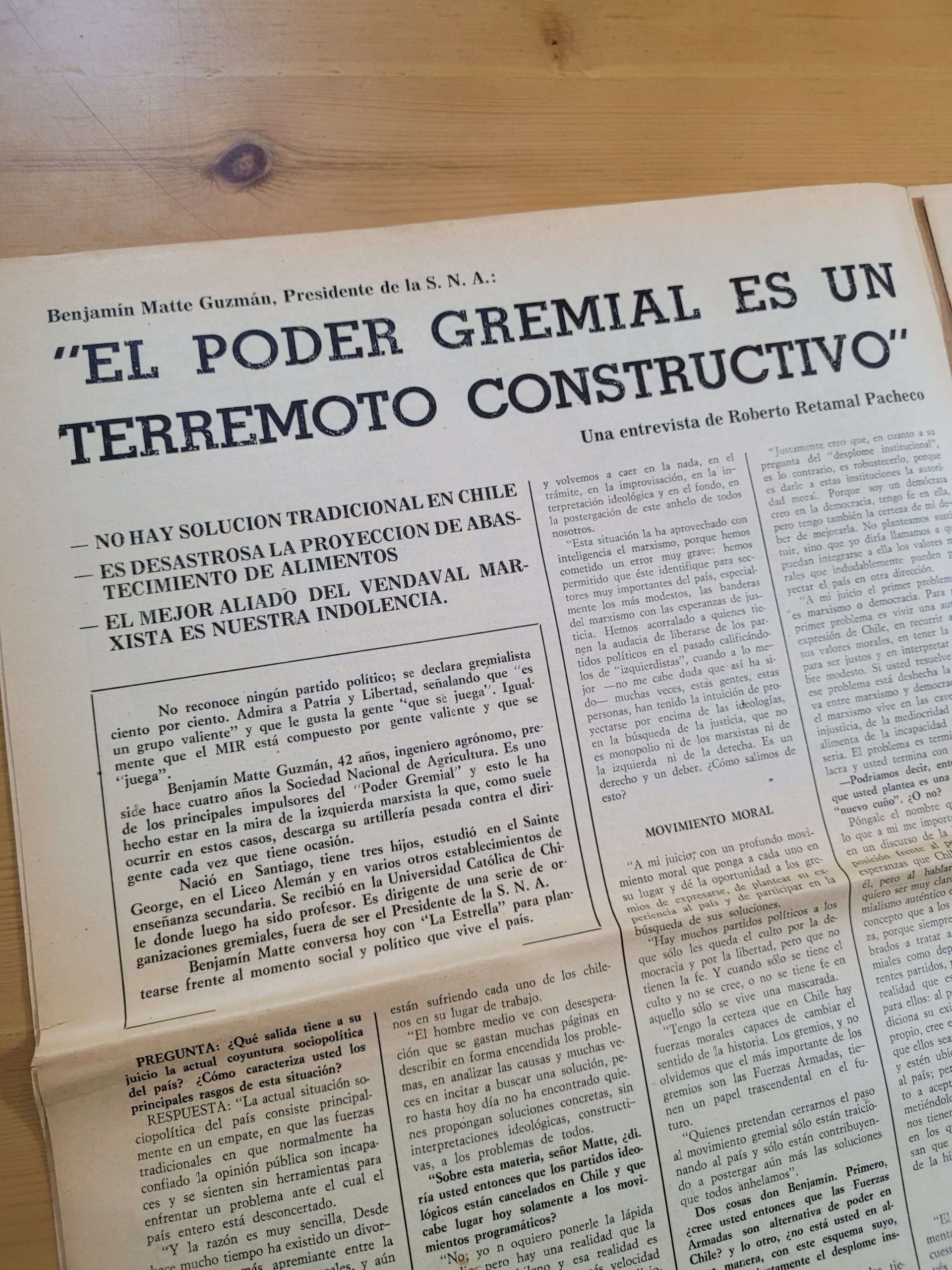 Revista PATRIA Y LIBERTAD -Periodo Unidad Popular- (1973) - Imagen 5