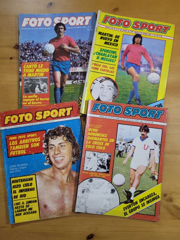 Pack PHOTO SPORT años 70s n°2 (x4)