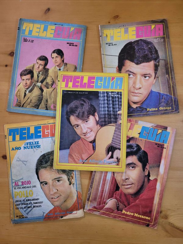 Pack TELEGUIA años 60s (x5)