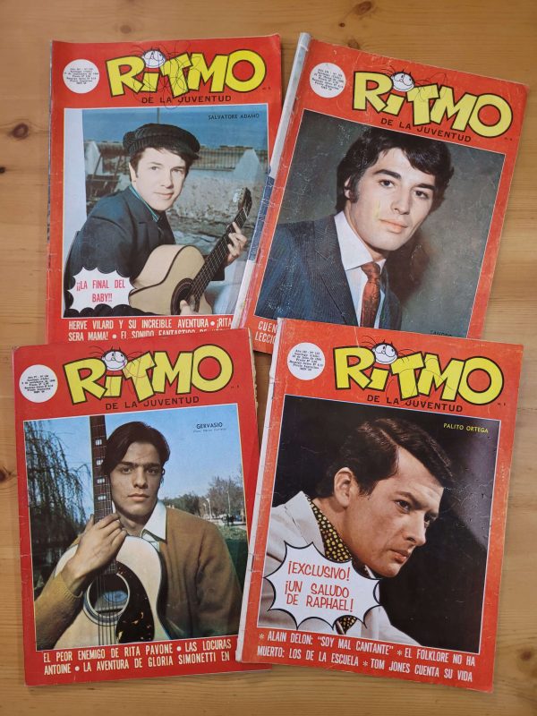 Pack RITMO cantantes extranjeros (x4)
