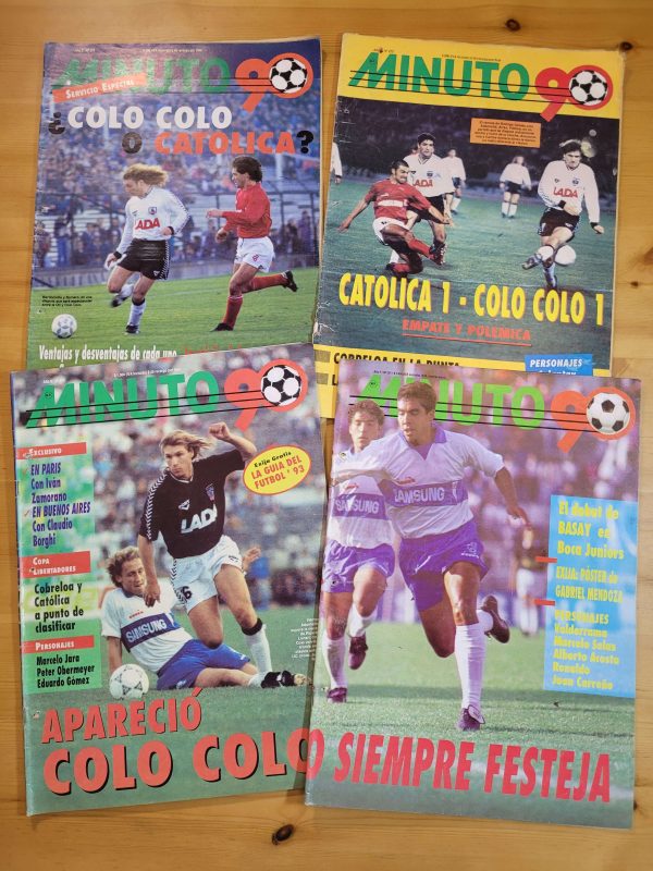 Pack MINUTO 90 -Clásicos UC y CC principios 90s- (x4)