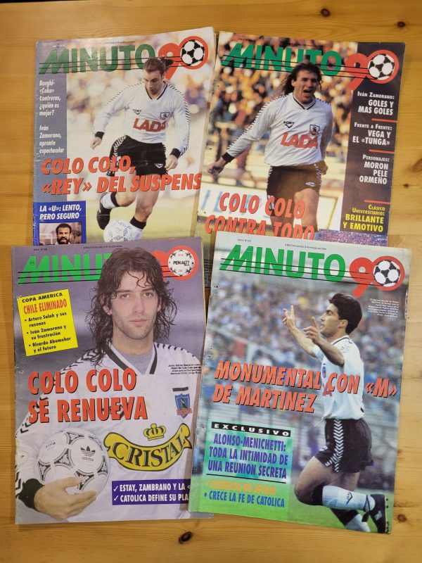Pack MINUTO 90 -Colo Colo 1992- (x4)
