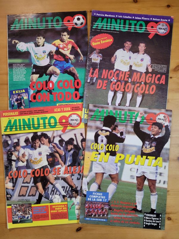 Pack MINUTO 90 -Colo Colo 1993 y 1994- (x4)