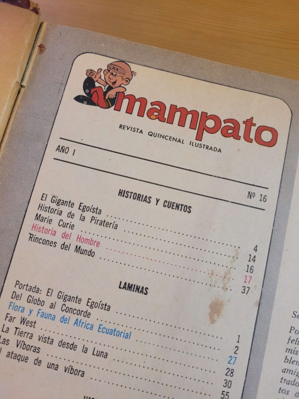 Empaste MAMPATO N°16 al 30 (x15)