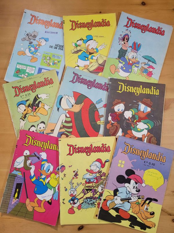 Pack DISNEYLANDIA años 60s n°3 (x9)