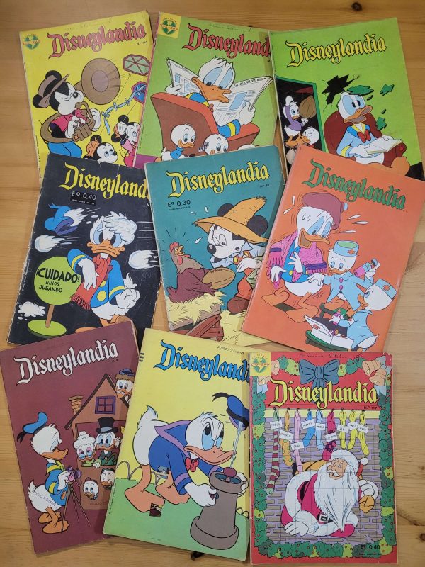 Pack DISNEYLANDIA años 60s n°2 (x9)