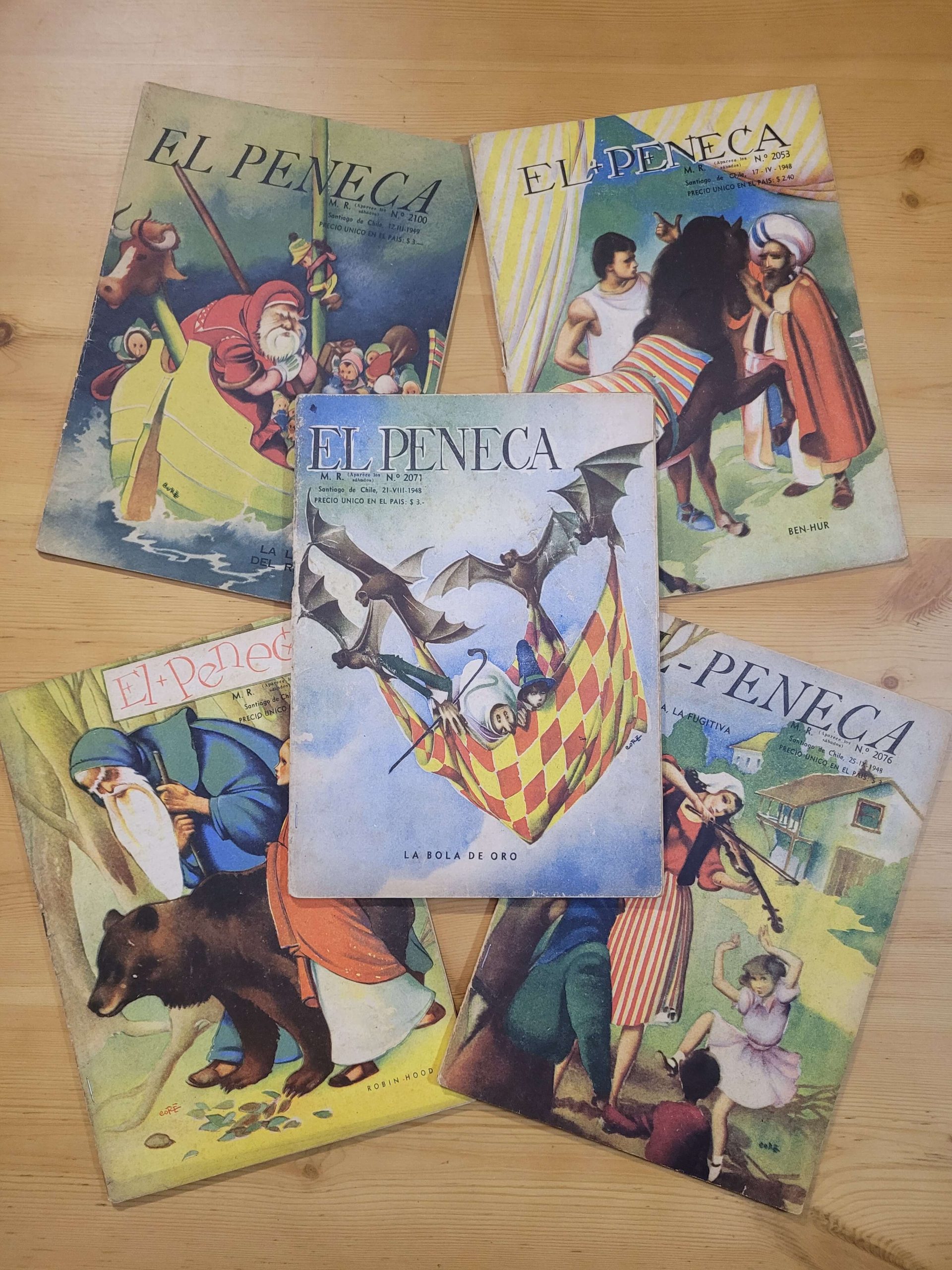 Pack EL PENECA años 40s n°8 (x5)