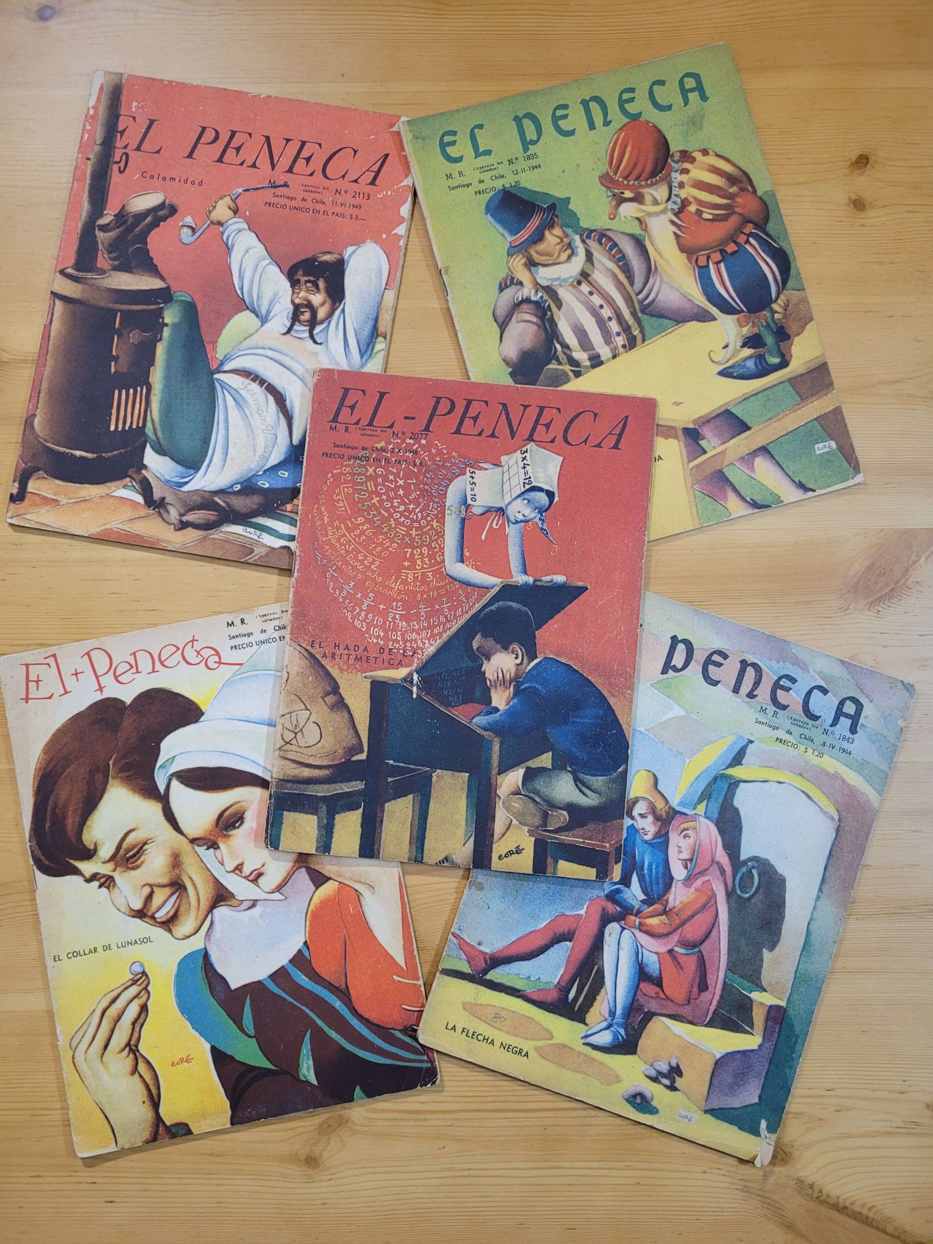 Pack EL PENECA años 40s n°3 (x5)
