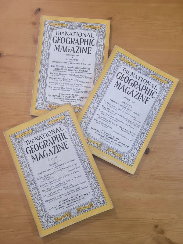 Pack NATIONAL GEOGRAPHIC años 30s (x3)