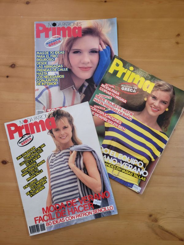 Pack PRIMA años 80s n°1 (x3)