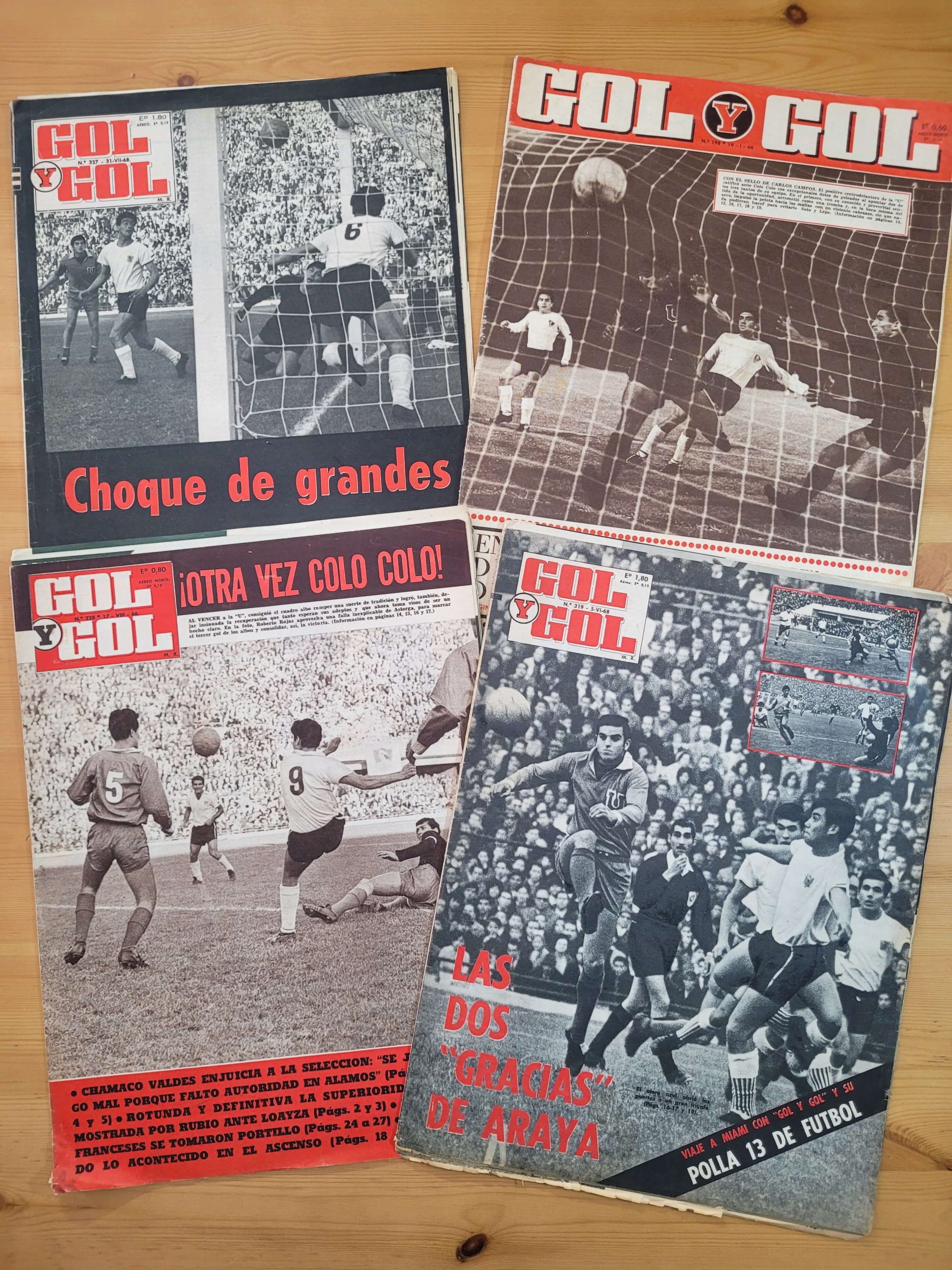 Pack GOL Y GOL -Superclásicos de los 60s- n°2 (x4)
