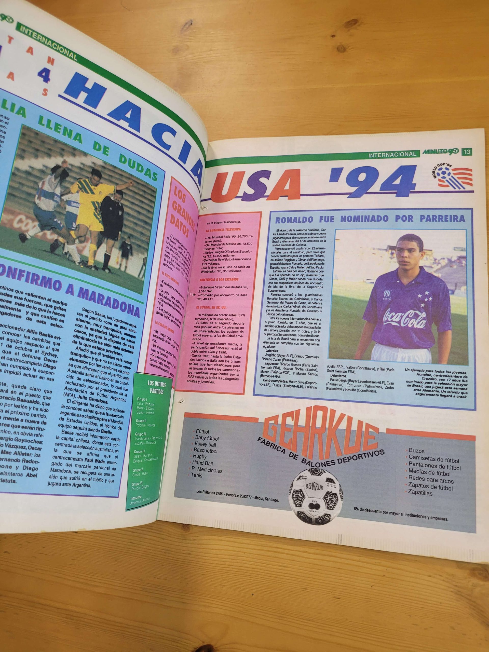 Pack MINUTO 90 -Colo Colo 1993 y 1994- n°2 (x4) - Imagen 9