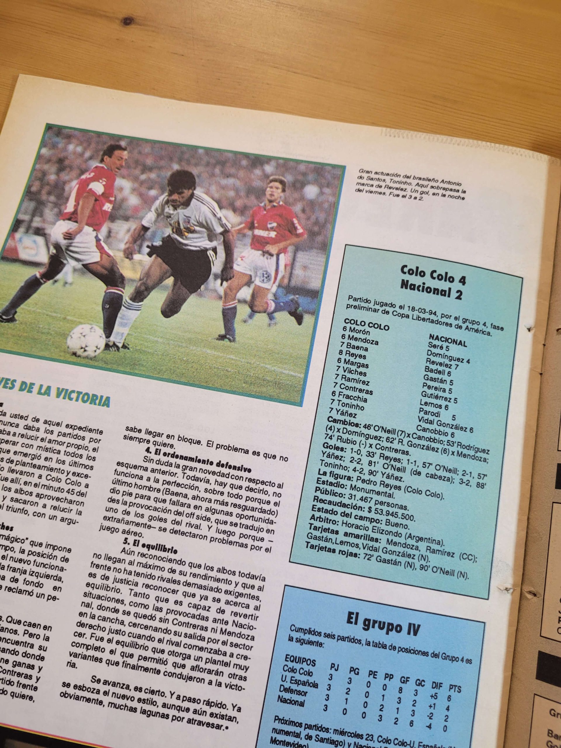 Pack MINUTO 90 -Colo Colo 1993 y 1994- n°2 (x4) - Imagen 19