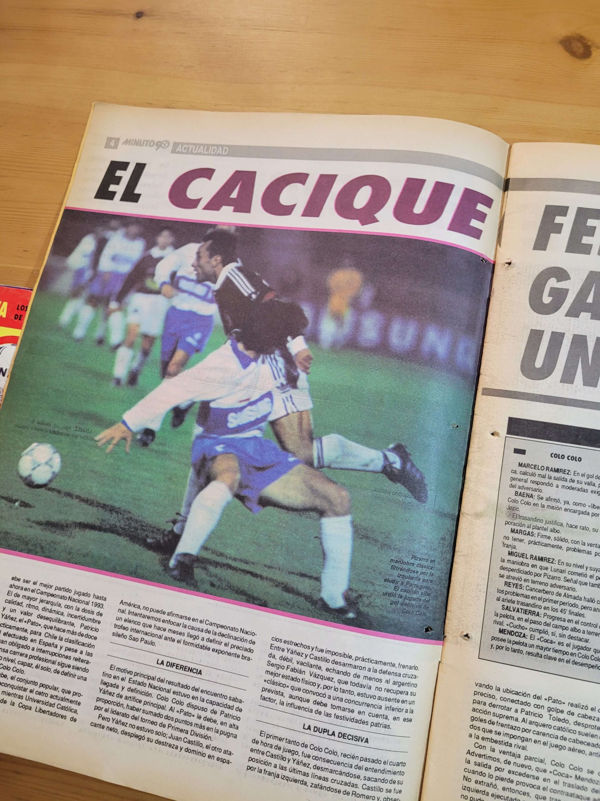 Pack MINUTO 90 -Colo Colo 1993 y 1994- (x4) - Imagen 6