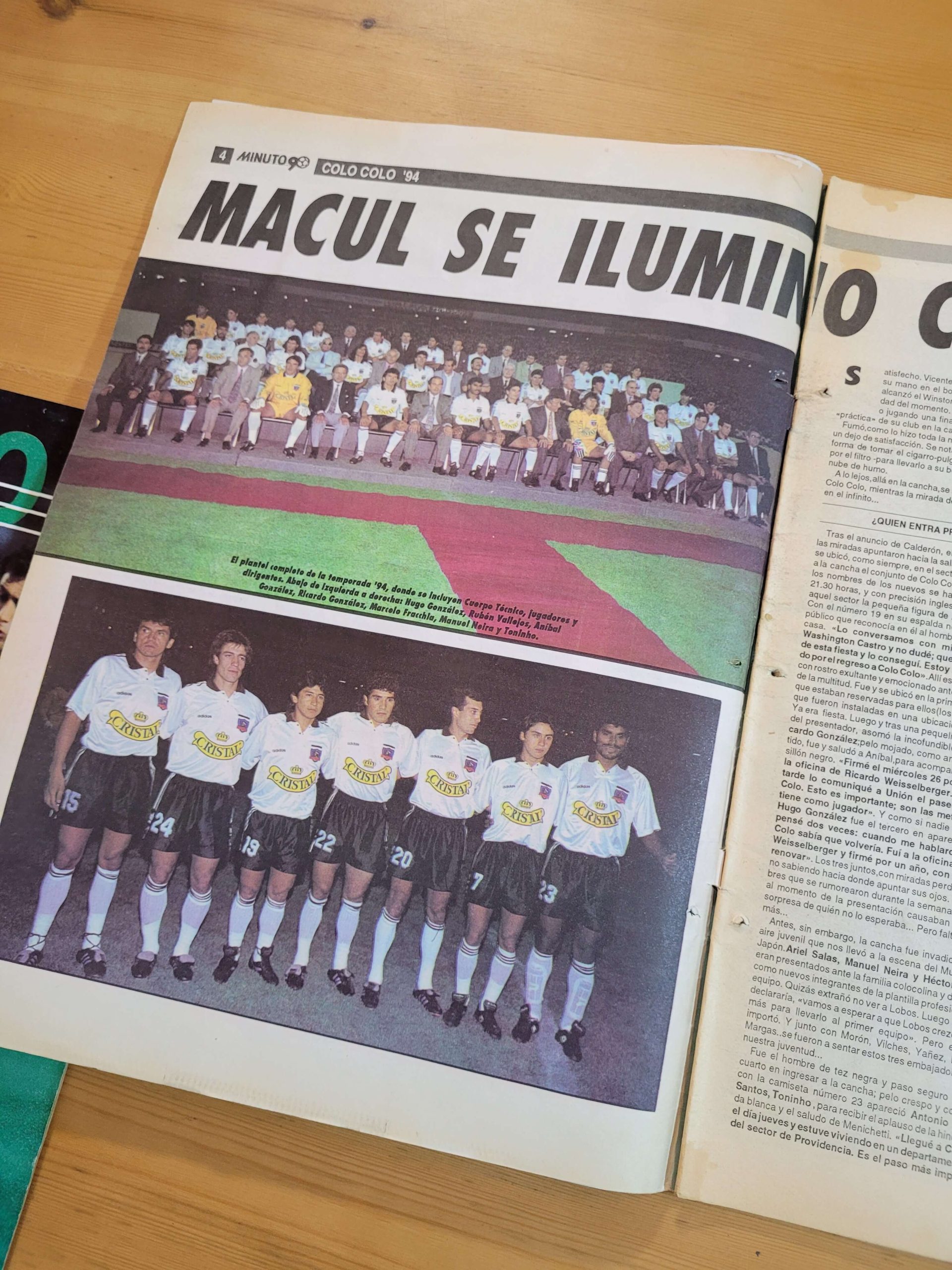 Pack MINUTO 90 -Colo Colo 1993 y 1994- (x4) - Imagen 14