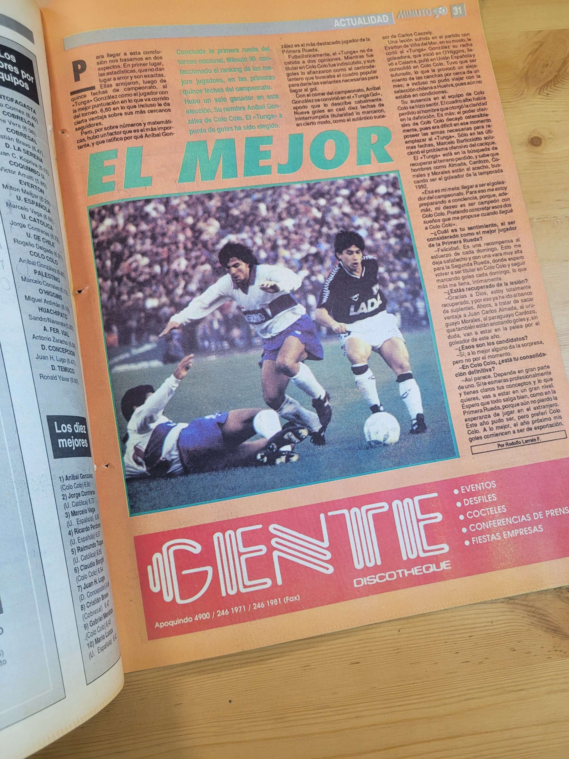 Pack MINUTO 90 -Colo Colo 1992- n°2 (x4) - Imagen 9
