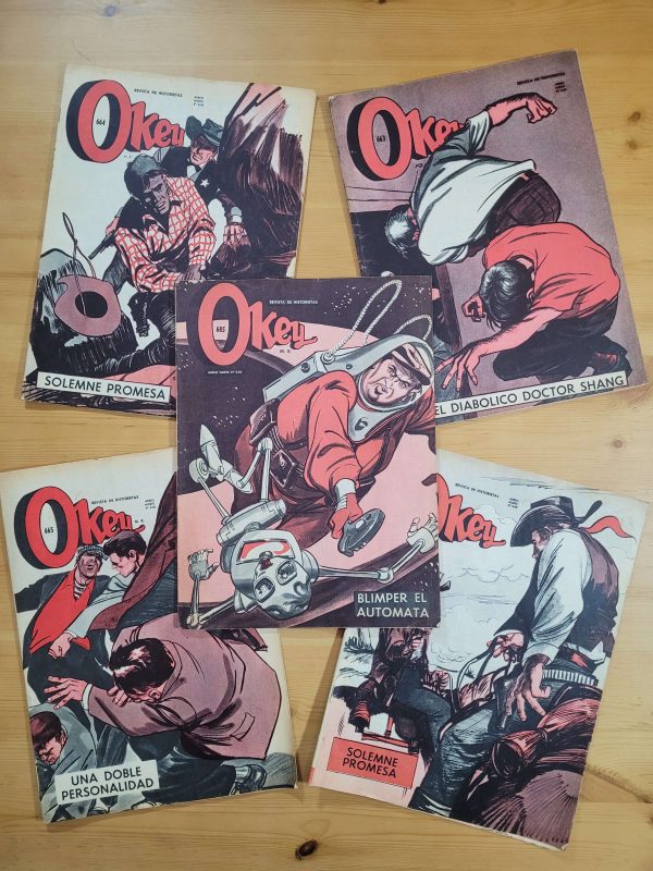 Pack OKEY años 60s n°4 (x5)